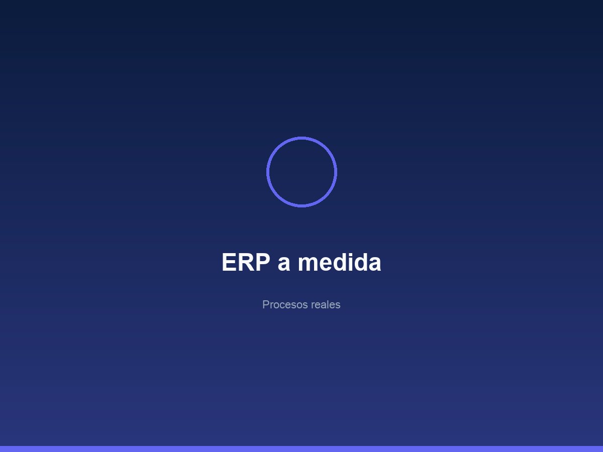 ERP a medida para empresas — Castellana Software